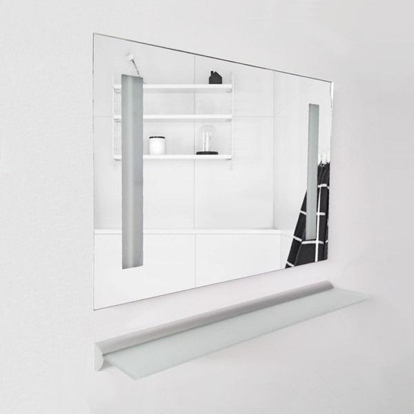 Loevschall Godhavn spejl LED lys & stikkontakt 90 x 65 cm